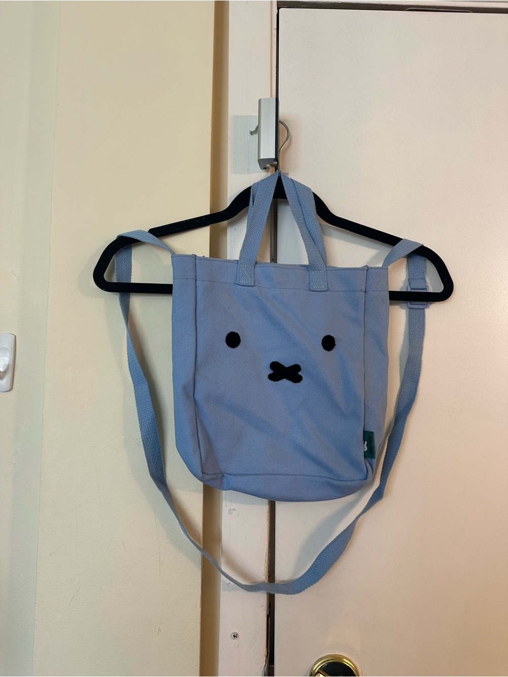 Hema MIFFY Collection Light Blue Canvas Shoulder Bag
